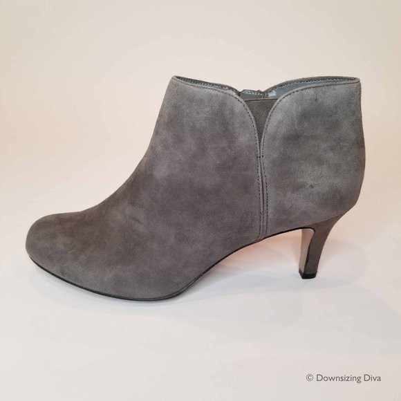 Clarks - Arista Paige - Ankle Bootie - Gray/Grey - Picture 2 of 12